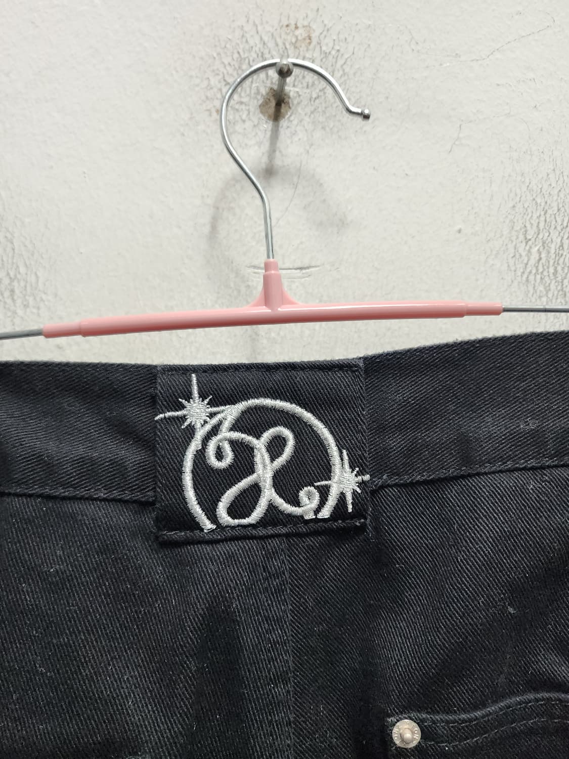 엑스톤즈 셔링 블랙 카고 흑청팬츠 상품이미지6