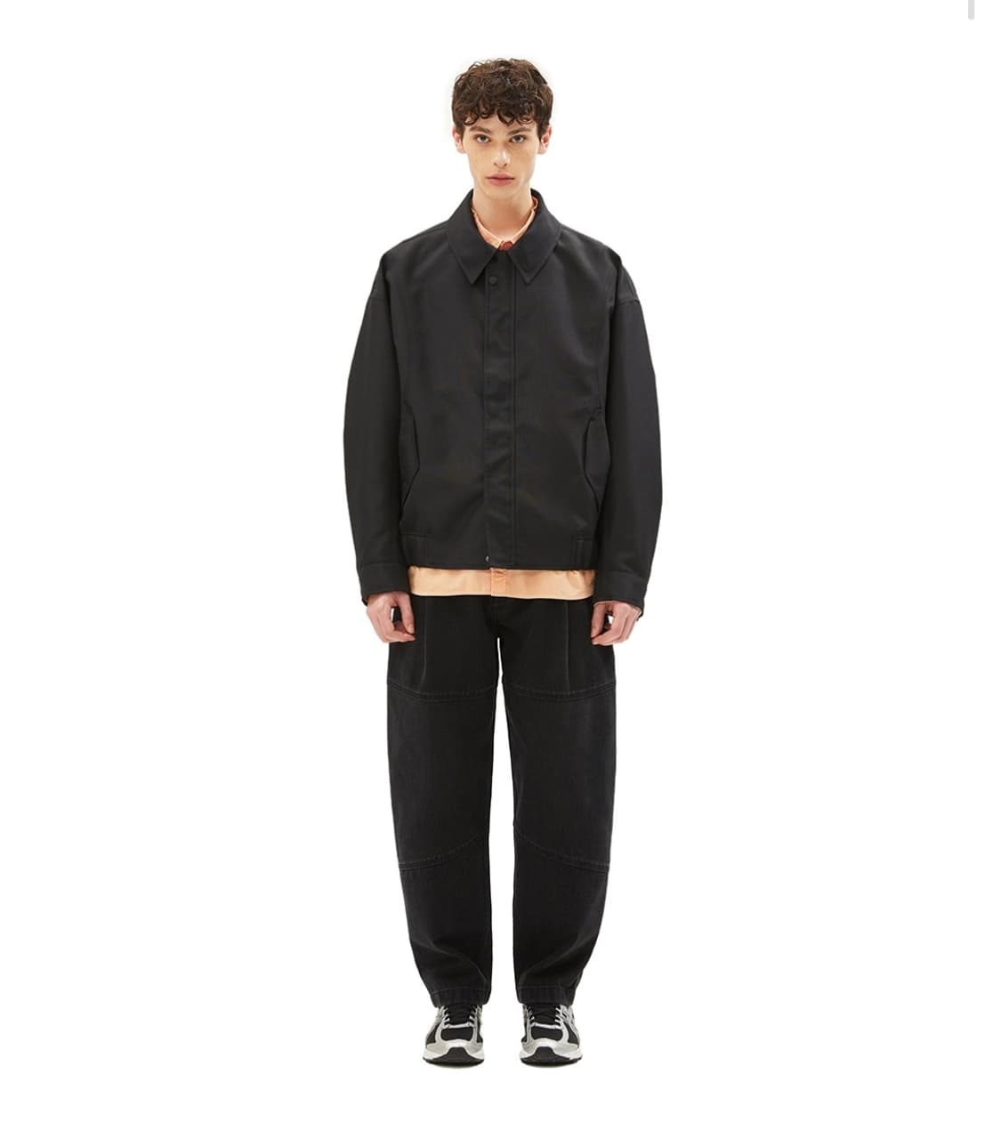 일꼬르소(ILCORSO)22ss 벌룬핏 웨이브 드리즐러 자켓 L size 상품이미지1