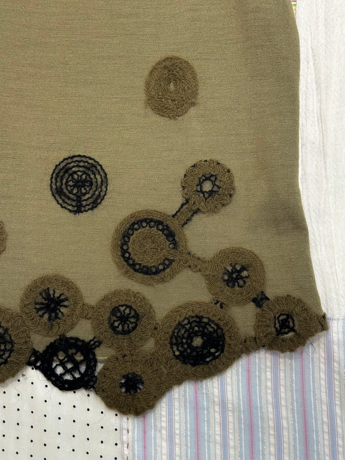 올리브 자수 나시 상품이미지7