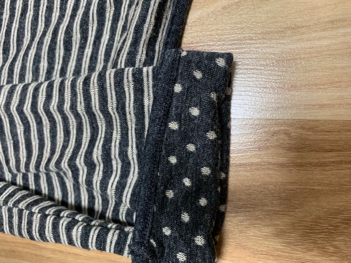 페스토 도트 스트라이프 후디 다크문 상품이미지6