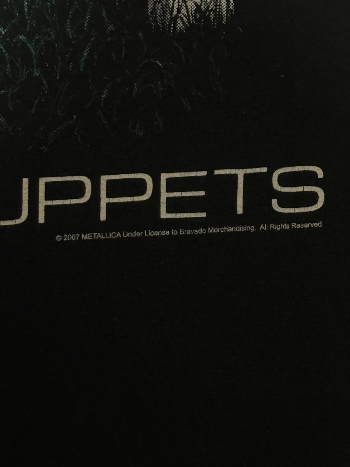 00s 메탈리카 Master of Puppets 티셔츠 상품이미지6