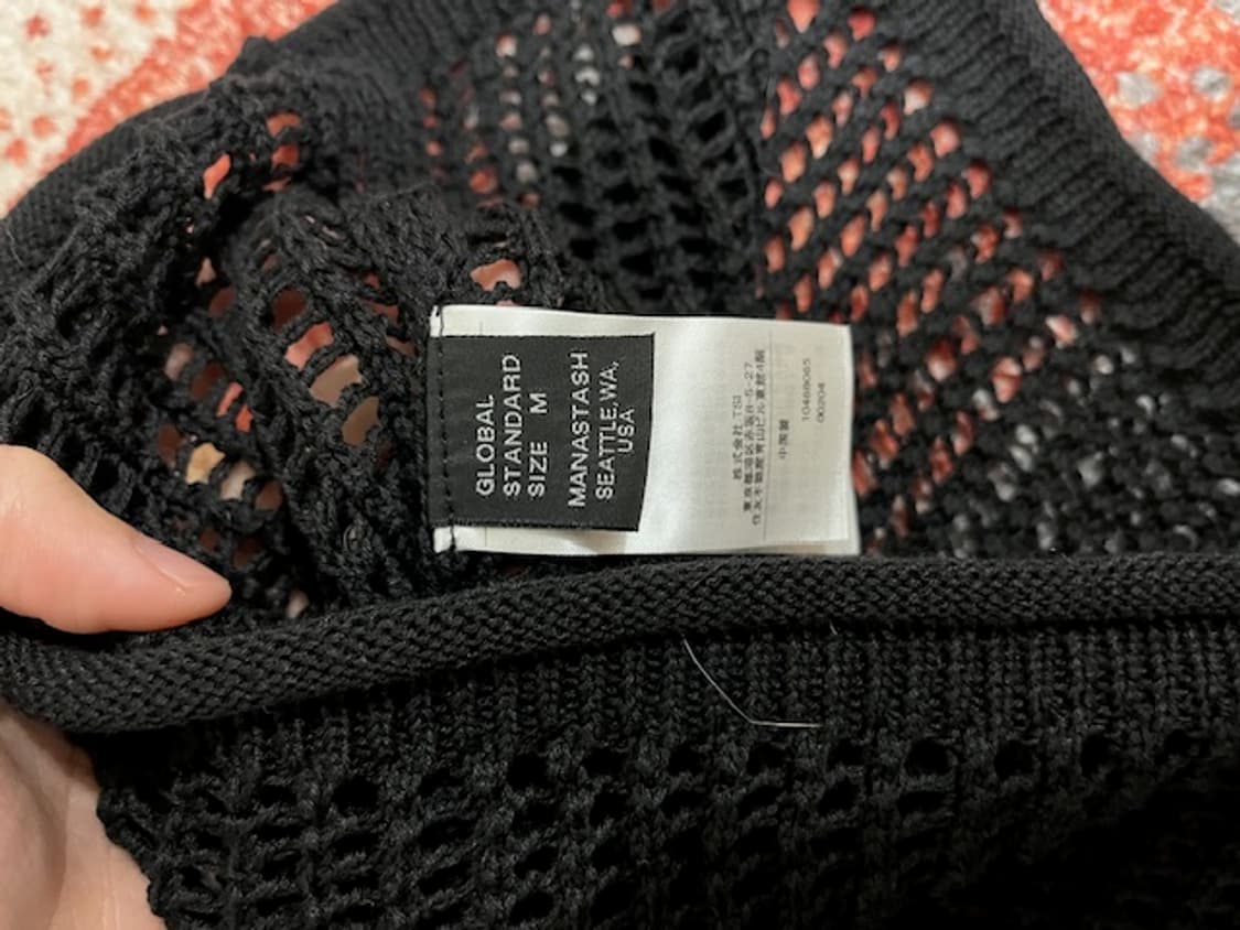 마나스타쉬 그물 니트 반팔 상품이미지2