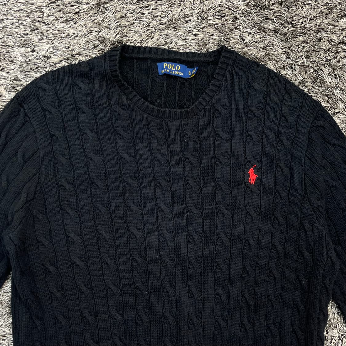 폴로랄프로렌 남성 꽈배기 니트 (XL) 상품이미지2