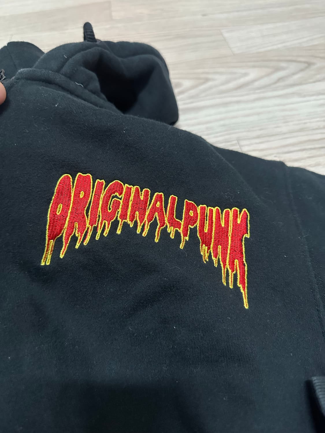 뉴에라 ORIGINALPUNK 후드집업 XL 상품이미지4