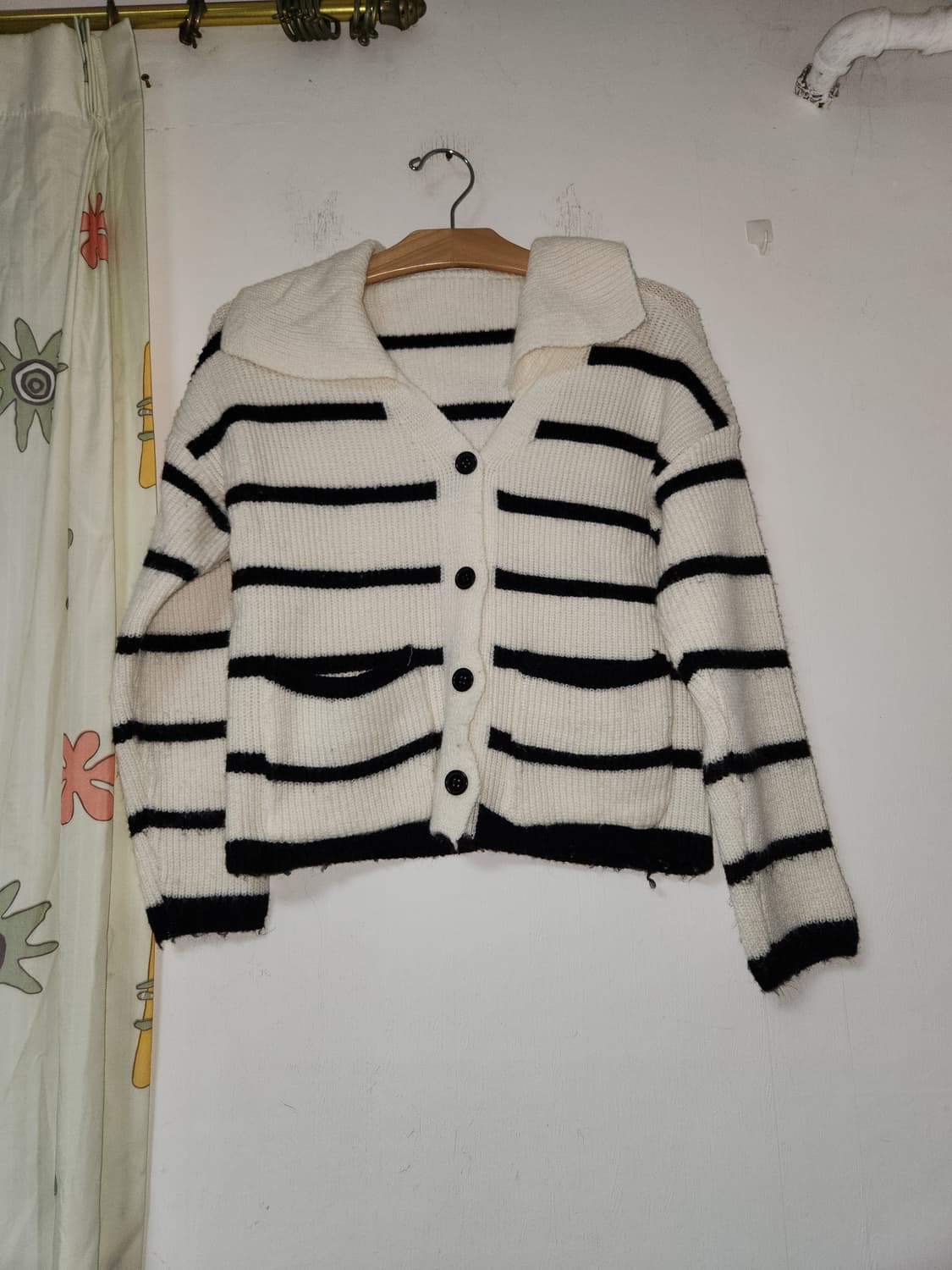 크롭  니트 가디건 F 상품이미지1