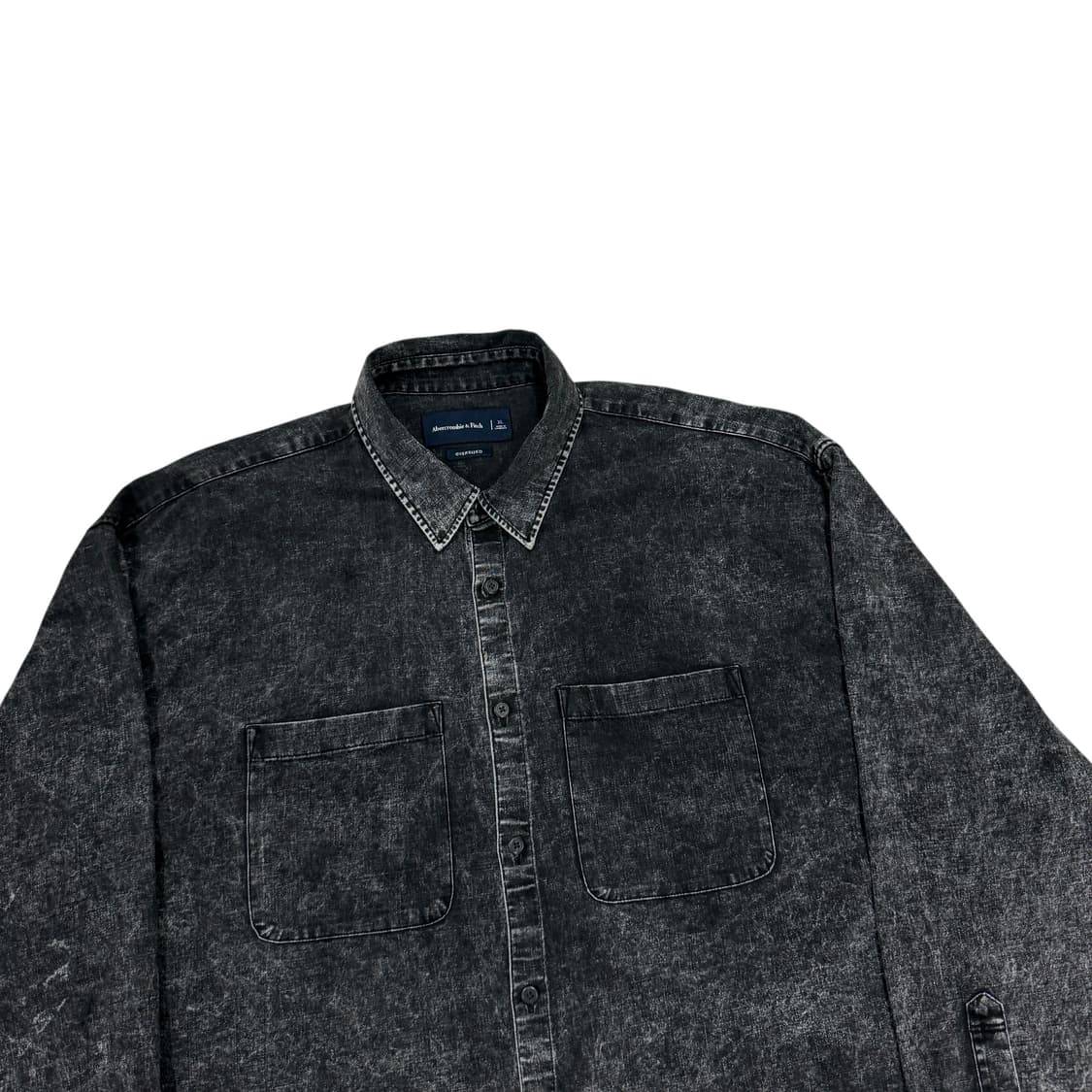 아베크롬비 오버사이즈드 피그먼트 워싱 셔츠 남방 XL 상품이미지2