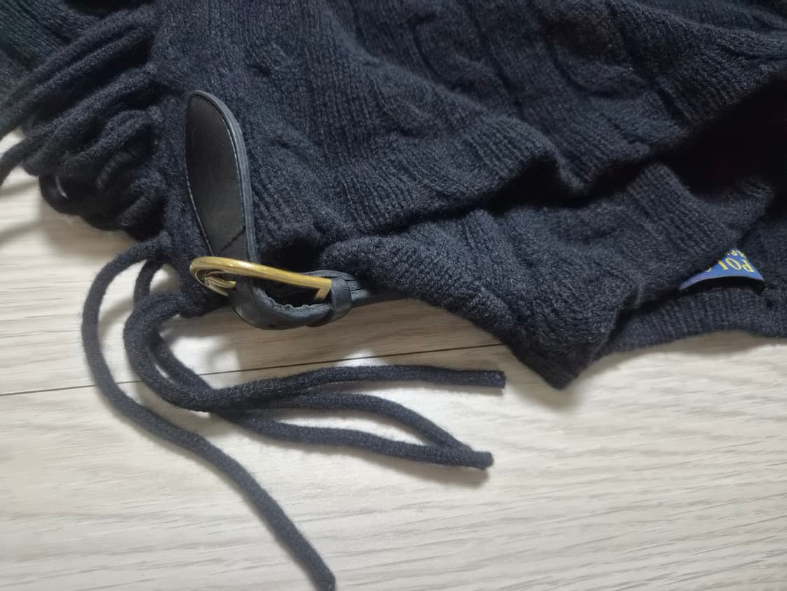 Polo 폴로  케이프 모케시미어혼방 니트 상품이미지3