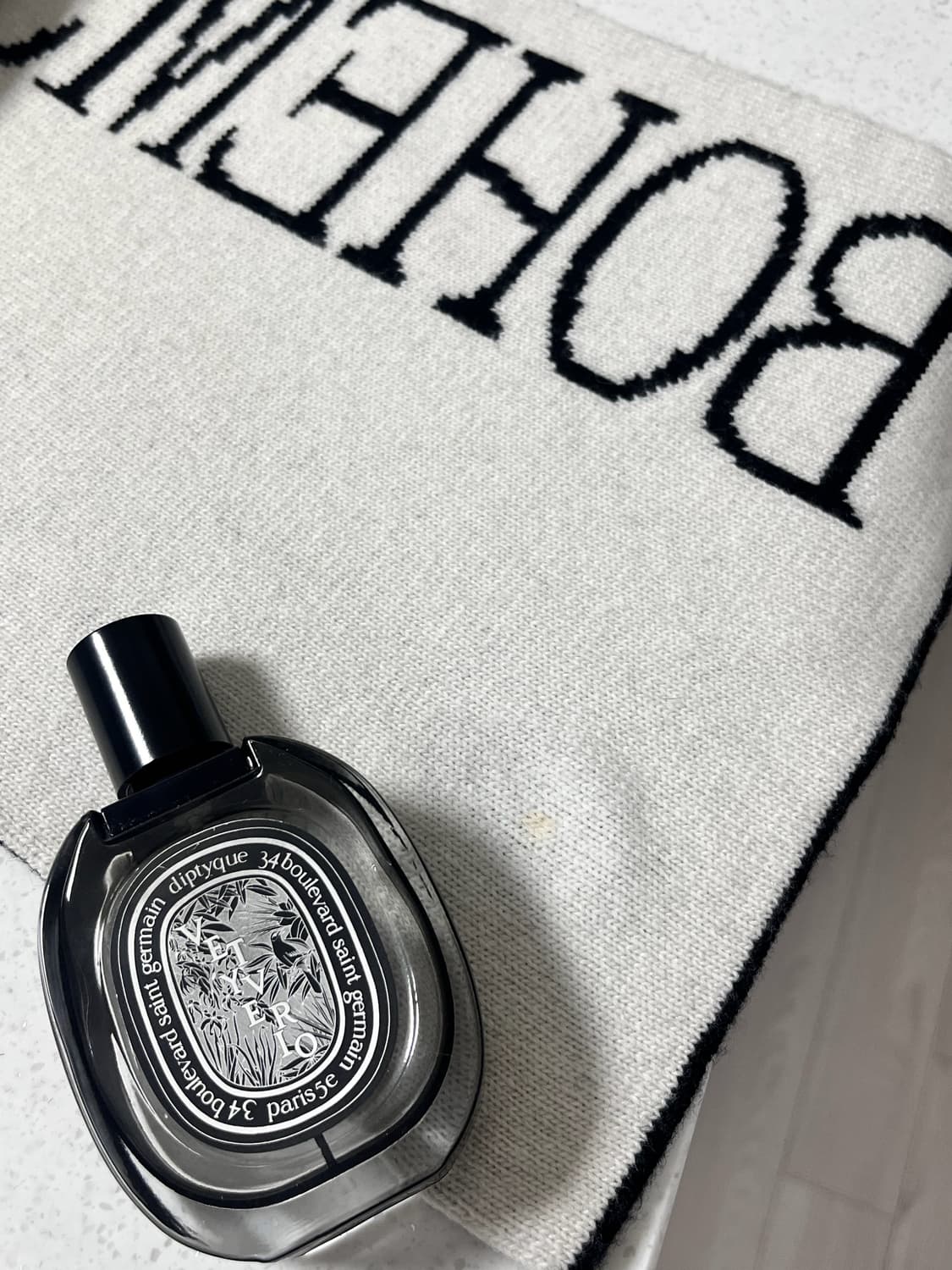 보헤미안서울 자카드 니트 머플러 상품이미지2