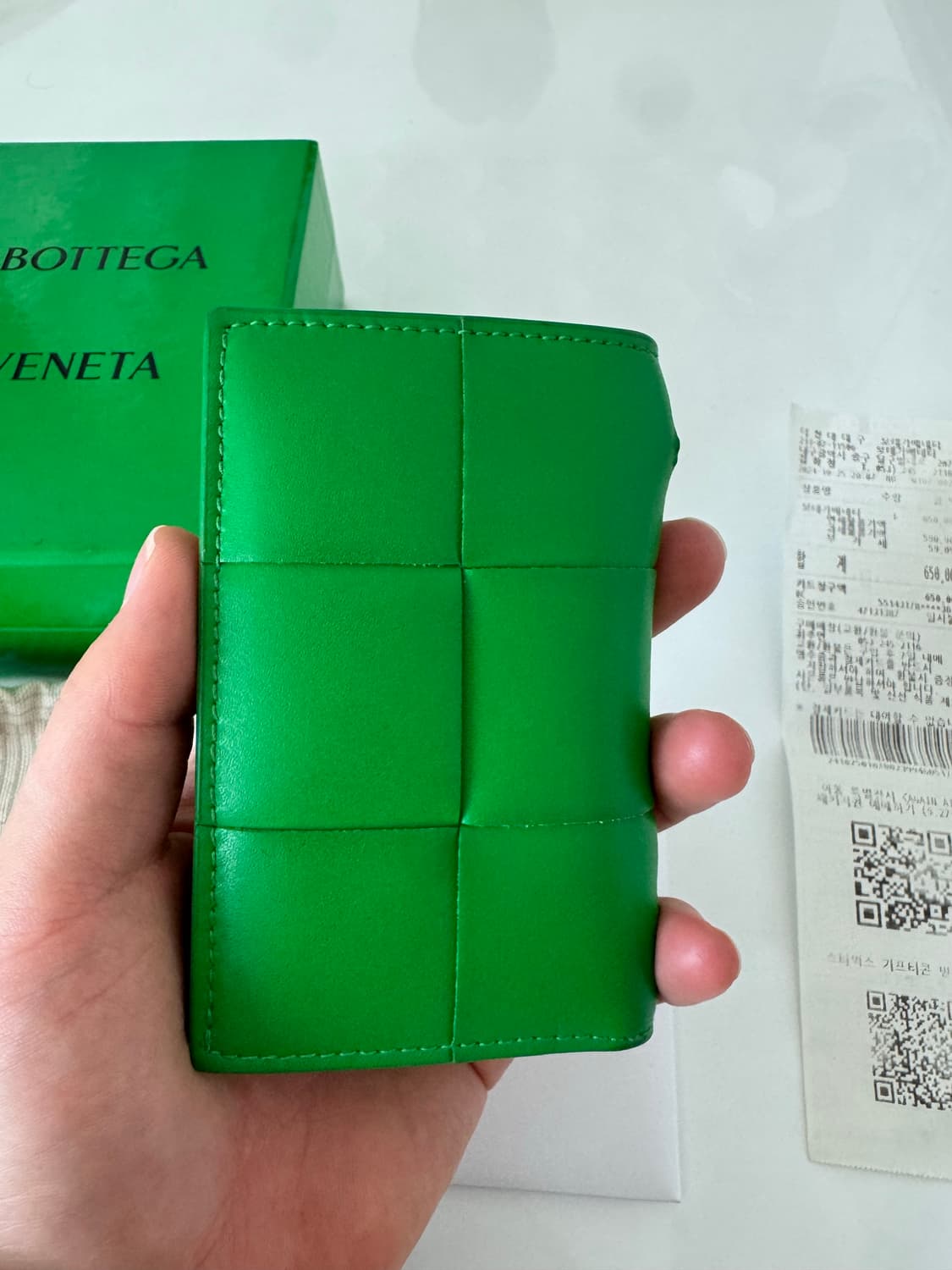 보테가베네타 카세트 오거나이저 카드지갑 상품이미지3