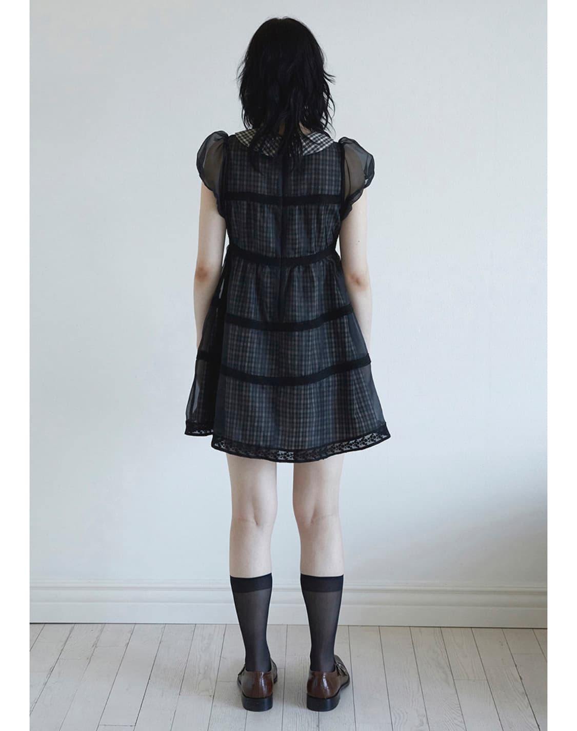 [새상품] dared 데어드 BABYDOLL DRESS IN BLACK 상품이미지4