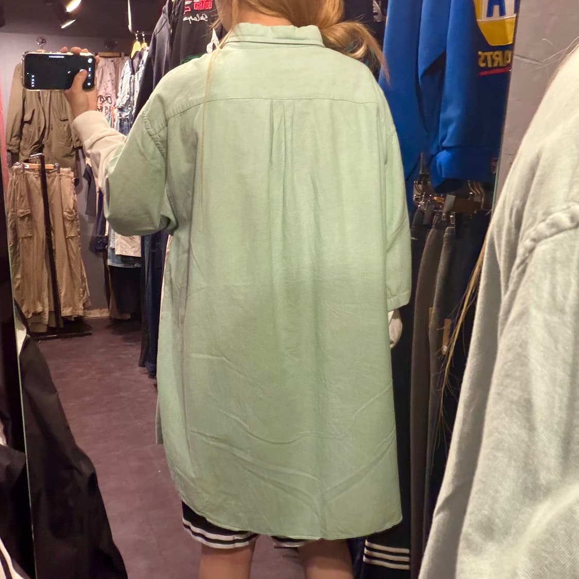 [IM]  Carhartt 칼하트 반팔 셔츠 민트 상품이미지4