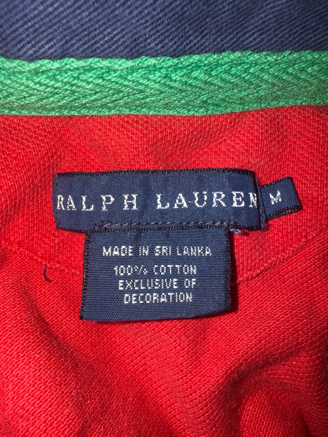 폴로 랄프로렌 2000s 빈티지 럭비 pk 자수 카라티 (M) 상품이미지3