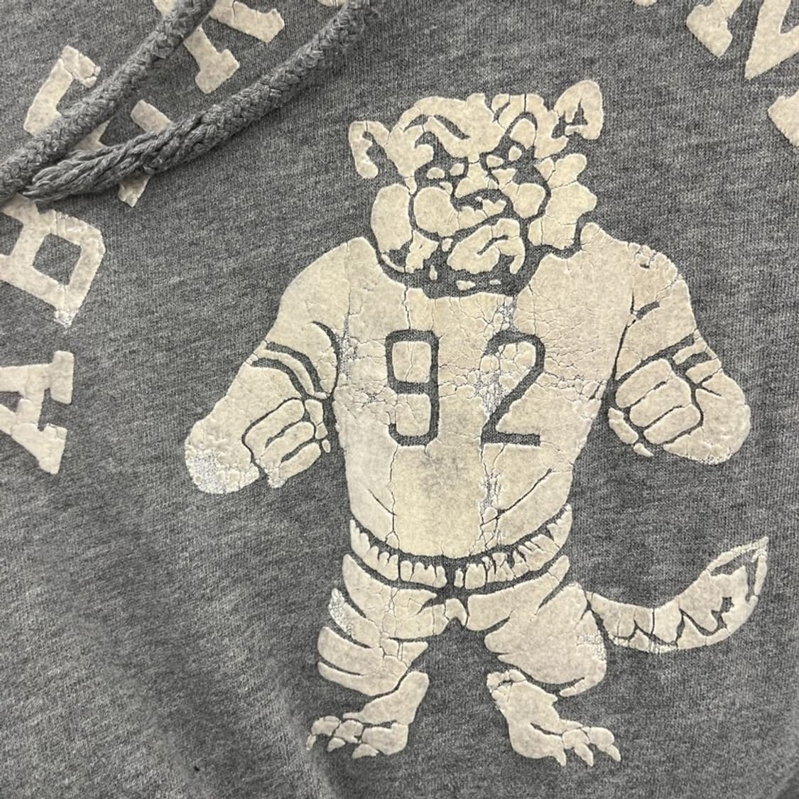 아베크롬비 빈티지 Y2K 스트릿 펑크 불독 후드티 S C10818 상품이미지7