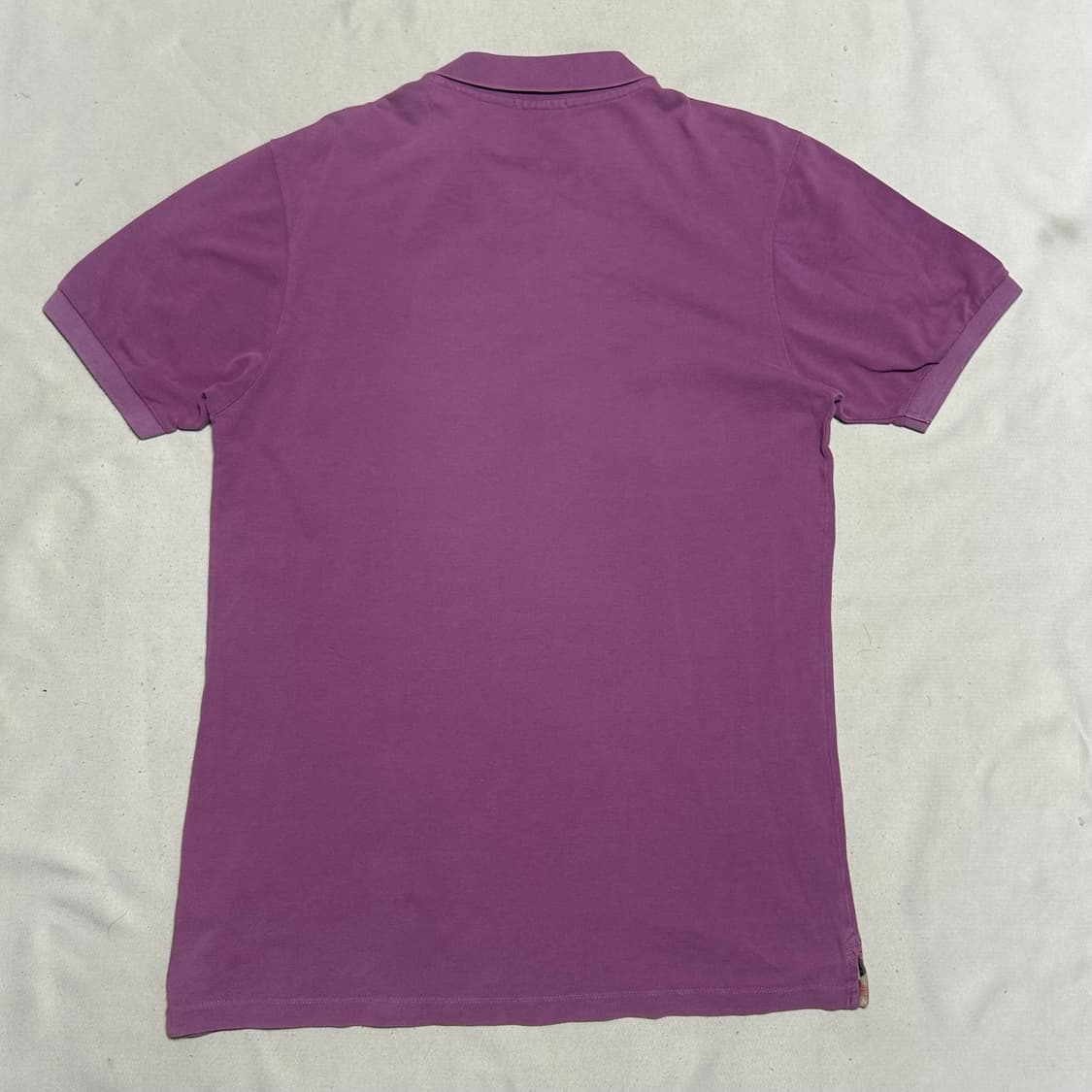 XL 버버리 퍼플 카라 반팔티 상품이미지3