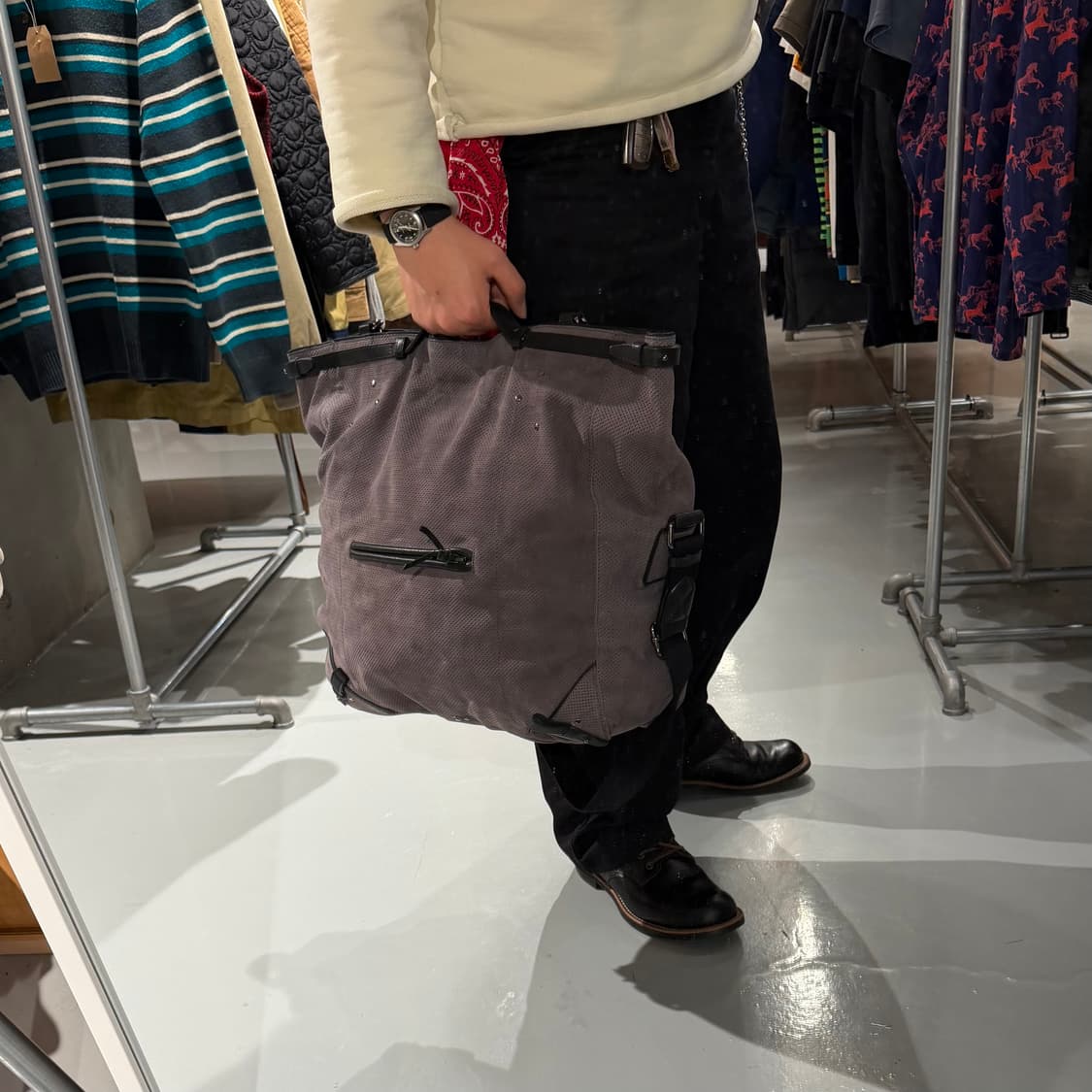 제롬드레이퓌스 프랑스 남성 레더 토트백 크로스백 상품이미지2