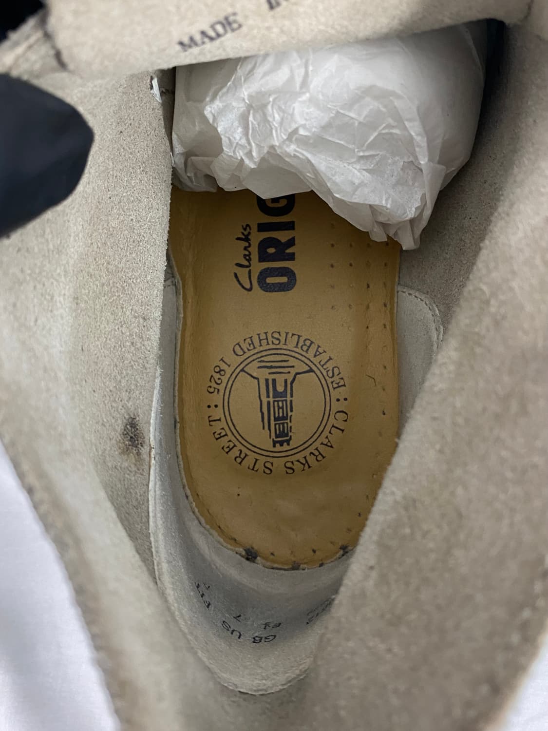 클락스 데저트 부츠 샌드 스웨이드 uk7 상품이미지7