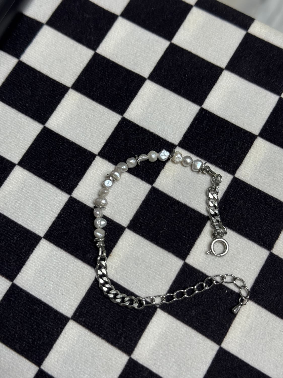 [새상품] 벨리에 체인 펄 브레이슬릿 상품이미지1