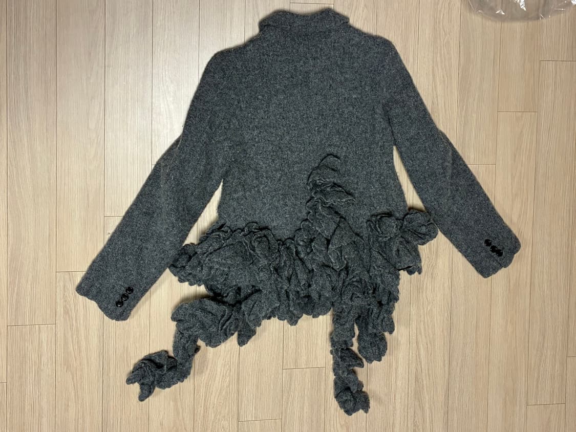 꼼데가르송 xs 링클 블레이저 자켓 여자  상품이미지2