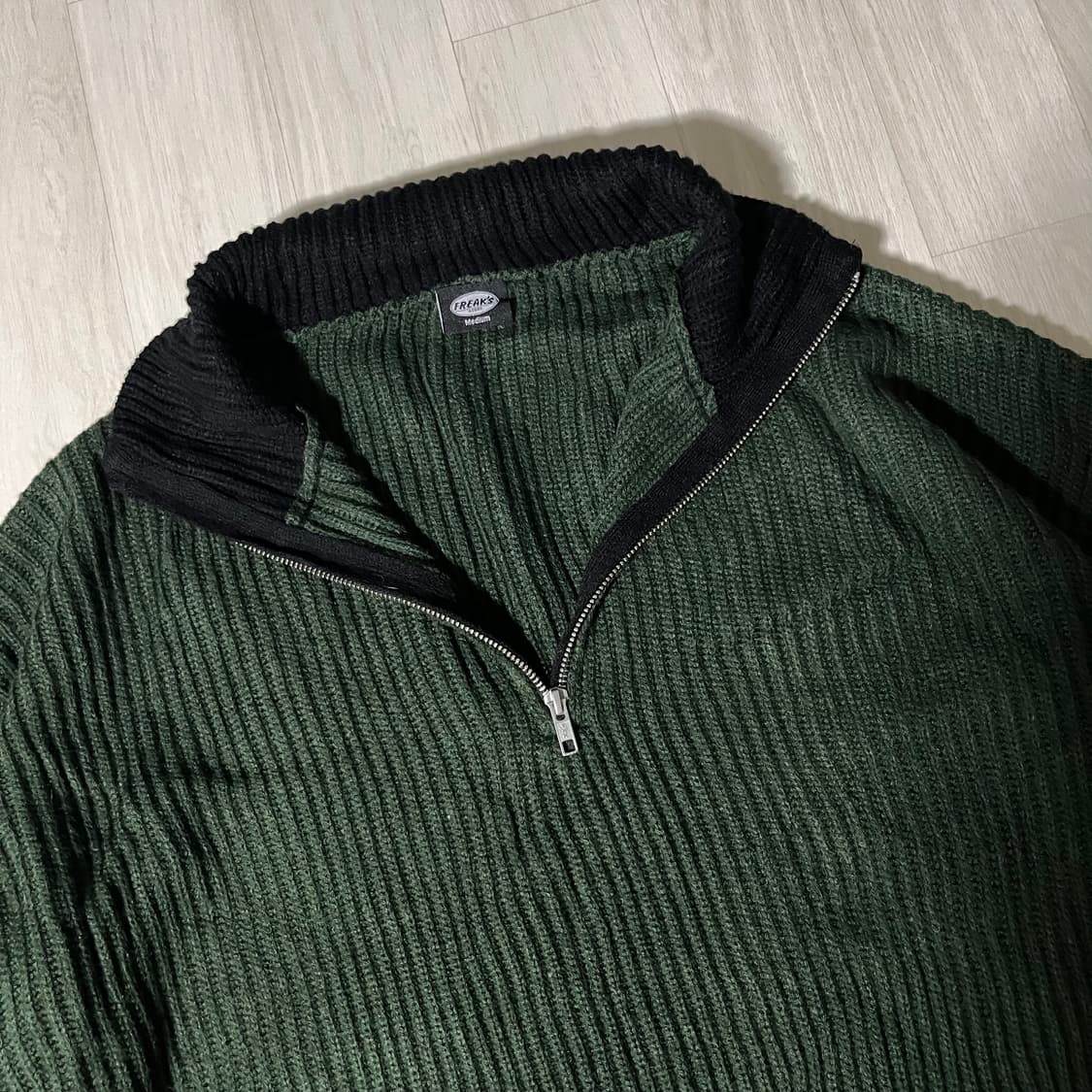 Freak's Store . 프릭스스토어 반집업 오버 니트 상품이미지2