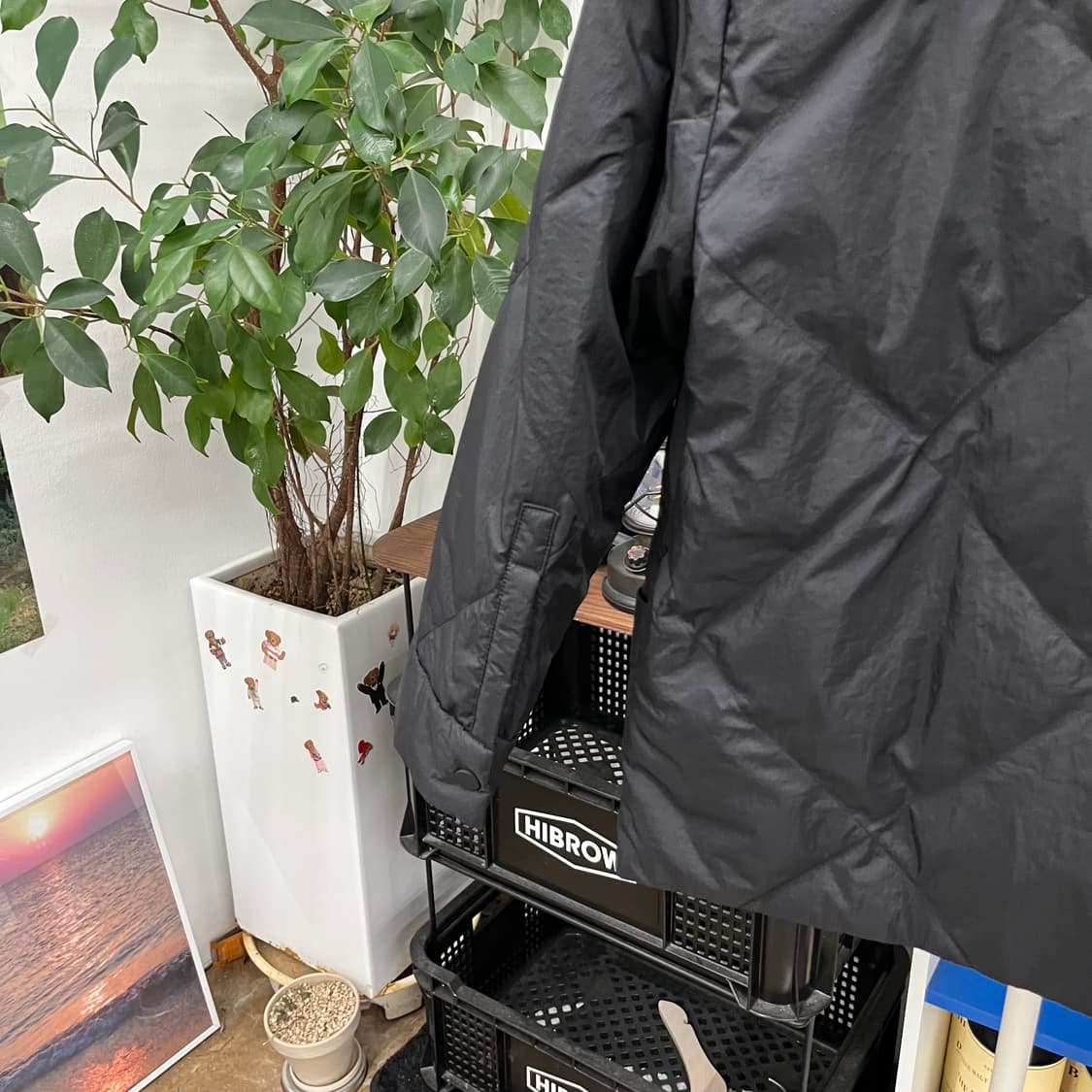 띠어리 우먼 2024 덕다운 패딩 셔츠 S 상품이미지8