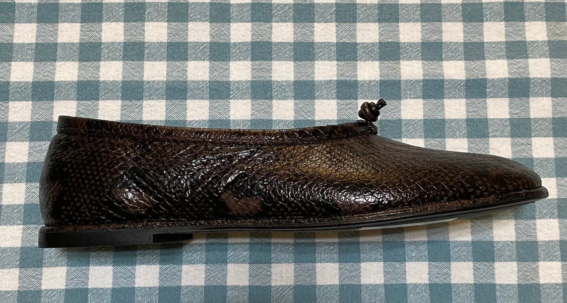 마시모두띠 매듭 디테일 레더 발레리나 플랫 슈즈 상품이미지4