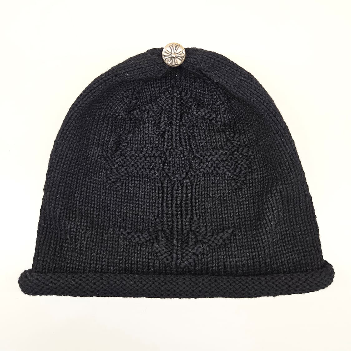 [OS] 미사용 크롬하츠 마스크 비니 블랙 B1213C151 상품이미지1