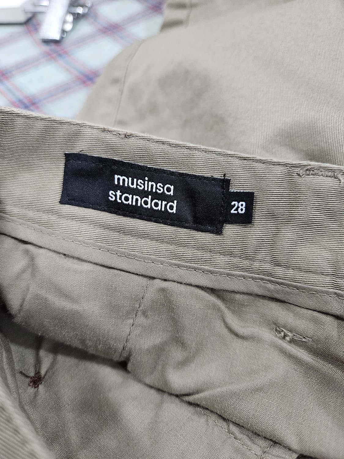 무신사 스탠다드 면바지 28 상품이미지3
