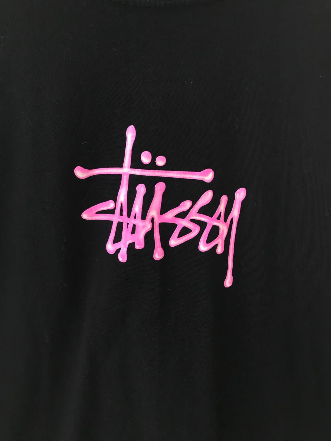스투시 젤 스탁 블랙 반팔 티셔츠 상품이미지3