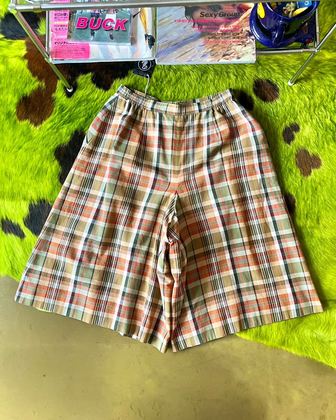 1980-90s Old BURBERRYS Wide Skirt Pants 상품이미지10