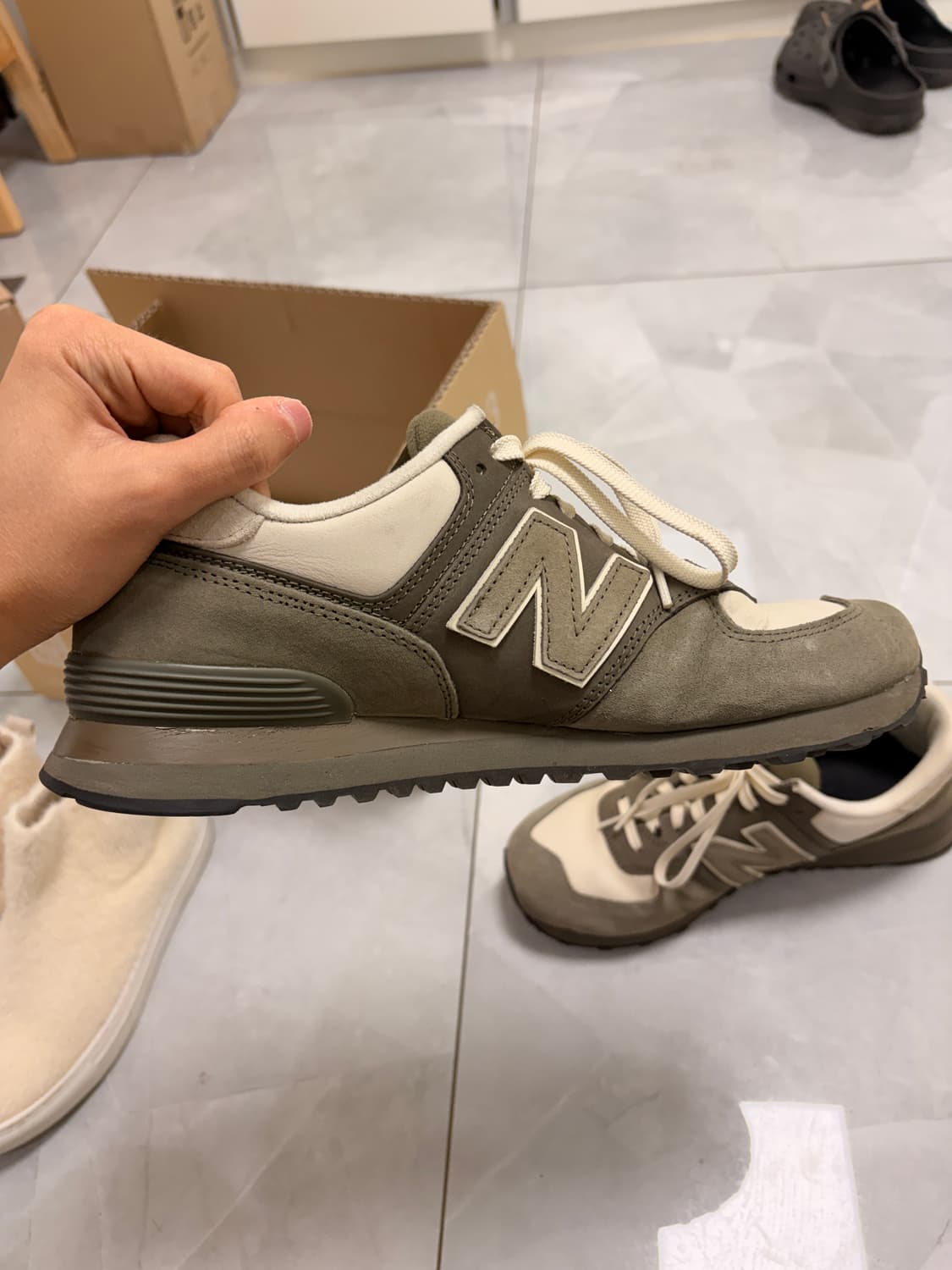 뉴발란스 574 준야 와타나베 카키 280 상품이미지6