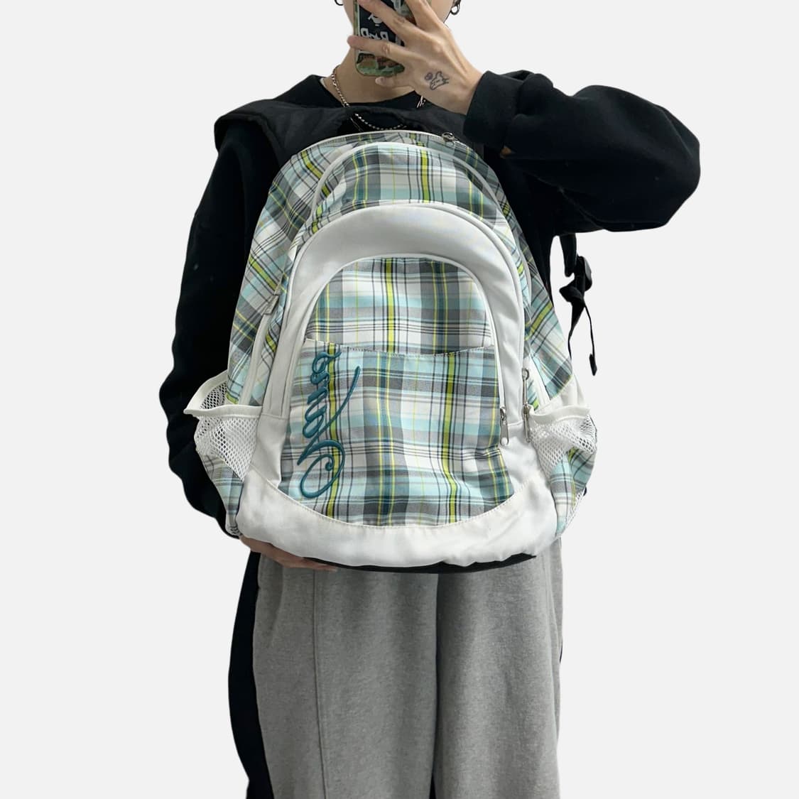 반스 체크 백팩 상품이미지2
