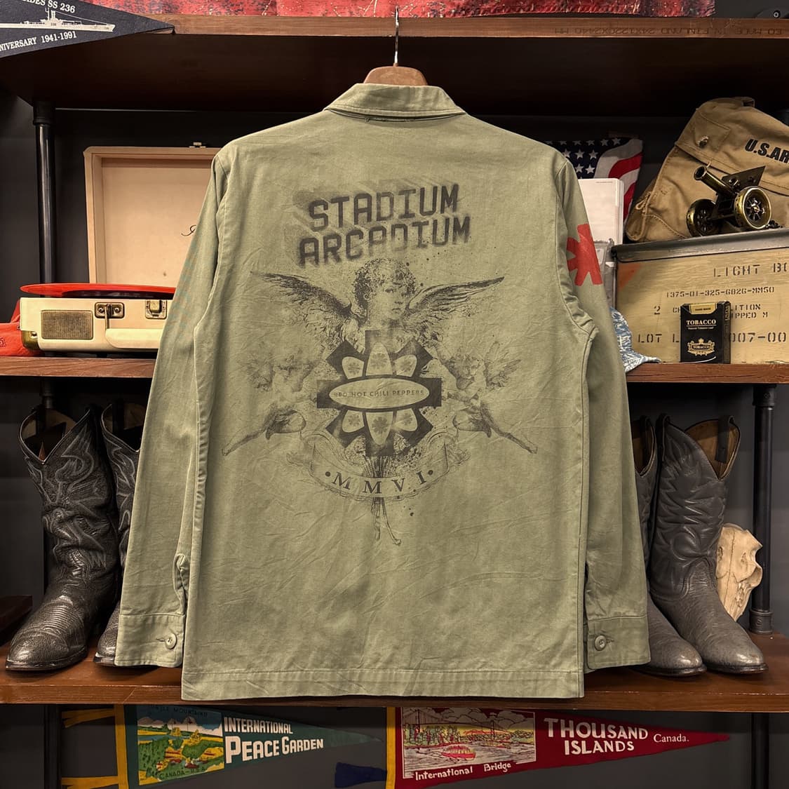 00s RHCP 스타디움 아르카디움 투어 머천 필드 셔츠자켓 N1139 상품이미지2
