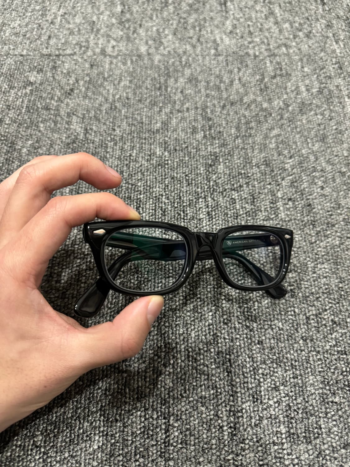 60s 레드닷 아메리칸 옵티컬 맨하탄 블랙 48/23 상품이미지9