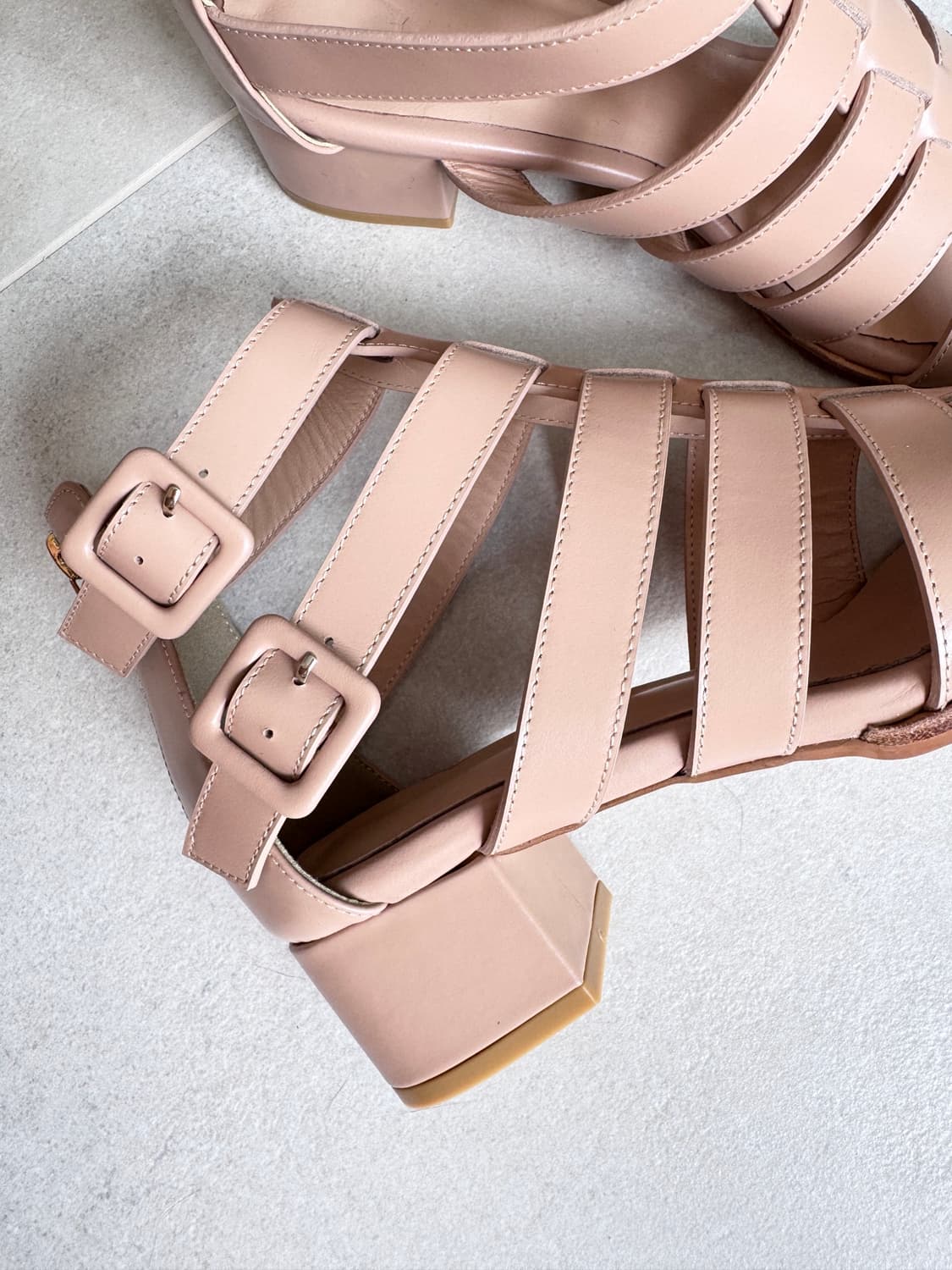 새상품 디자이너 슈즈 전체 소가죽 OH SHOE DESIGNS 샌들 24 상품이미지6