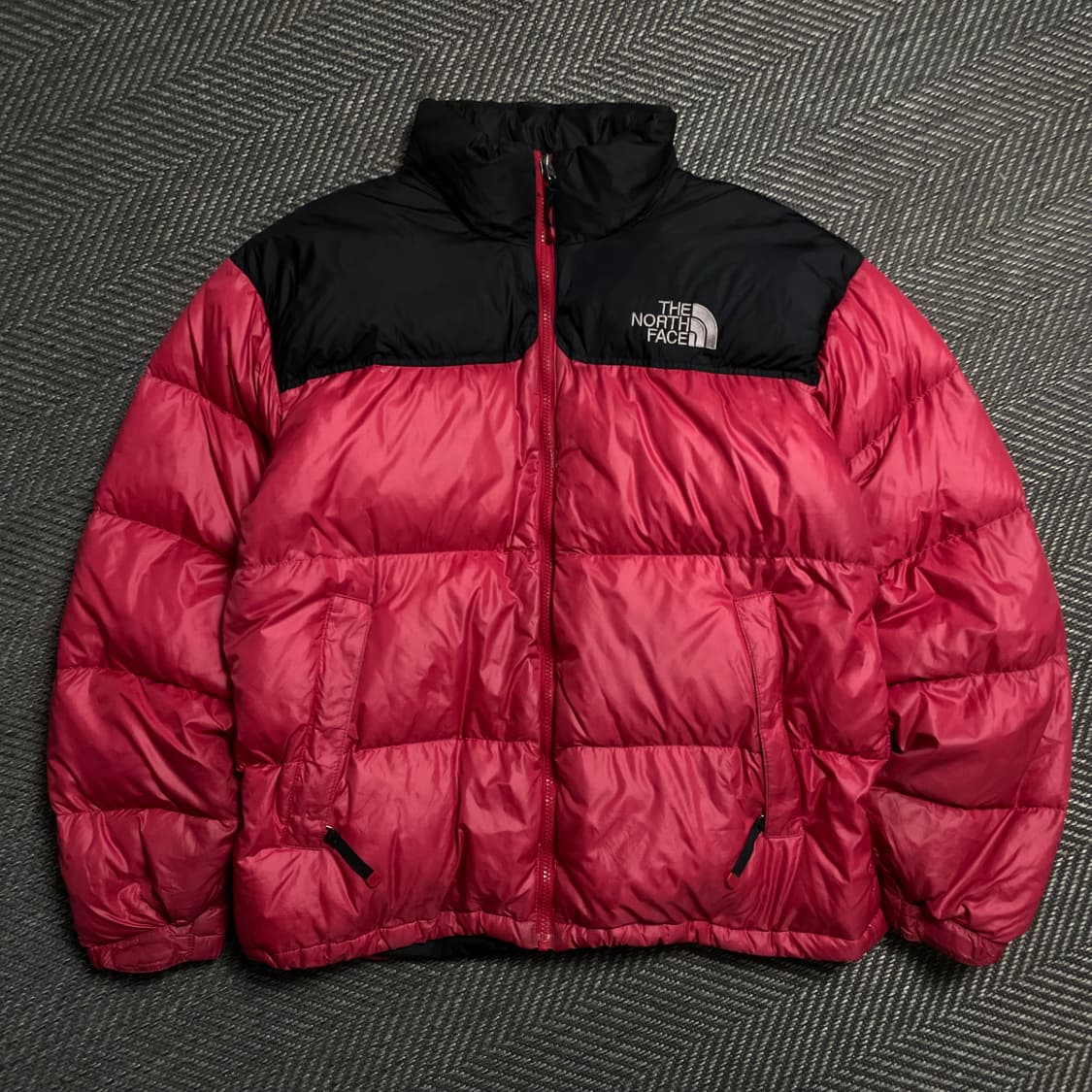 노스페이스 og 눕시 700 구스다운 푸퍼 패딩 레드 y 5072 상품이미지2