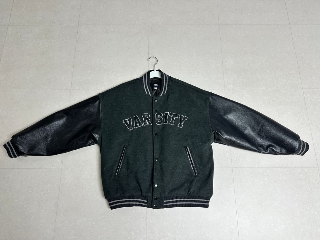 TWN 바시티 자켓 딥그레이(L size) 상품이미지2