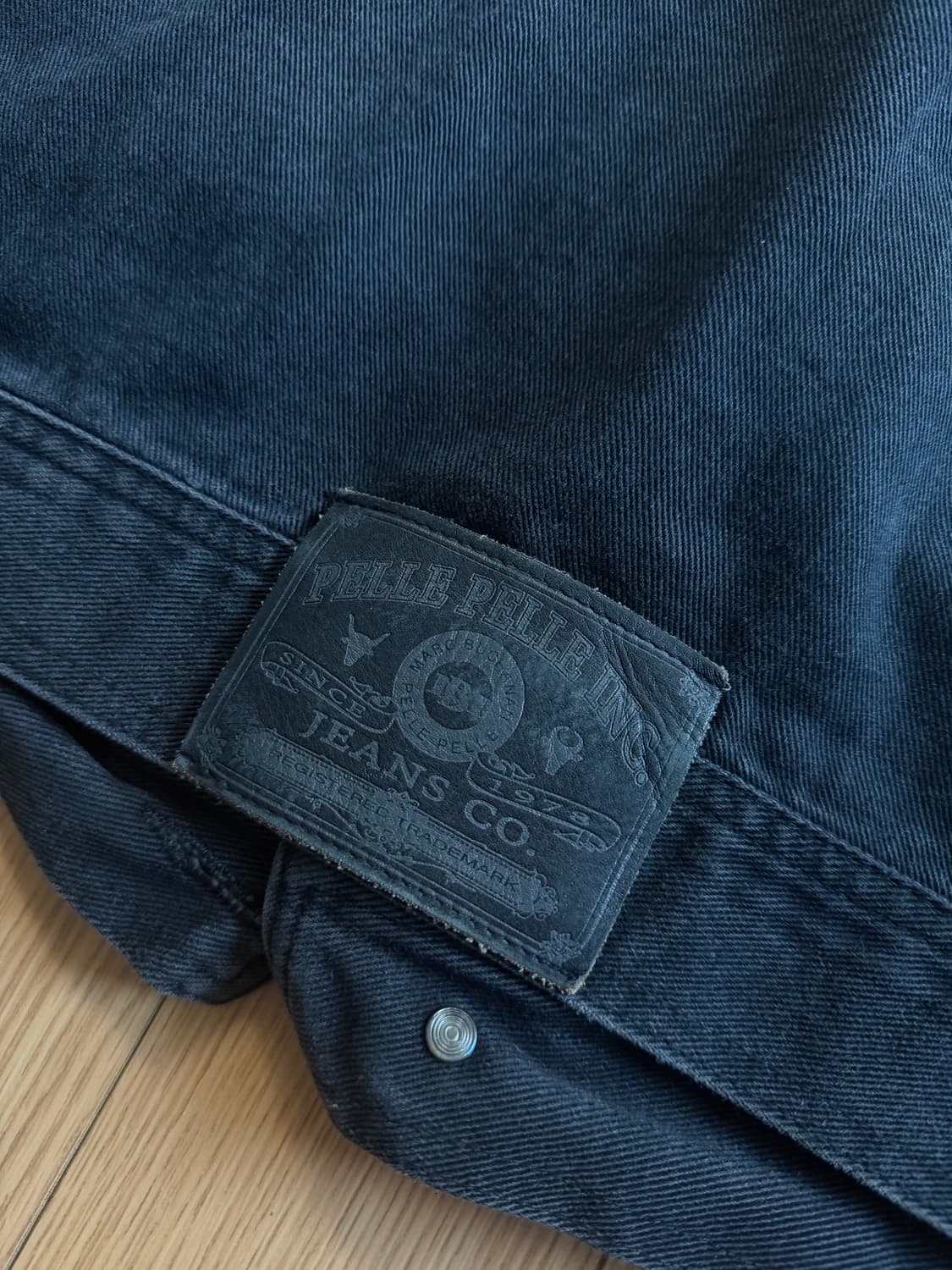 펠레펠레 흑청데님 트러커 자켓 상품이미지5