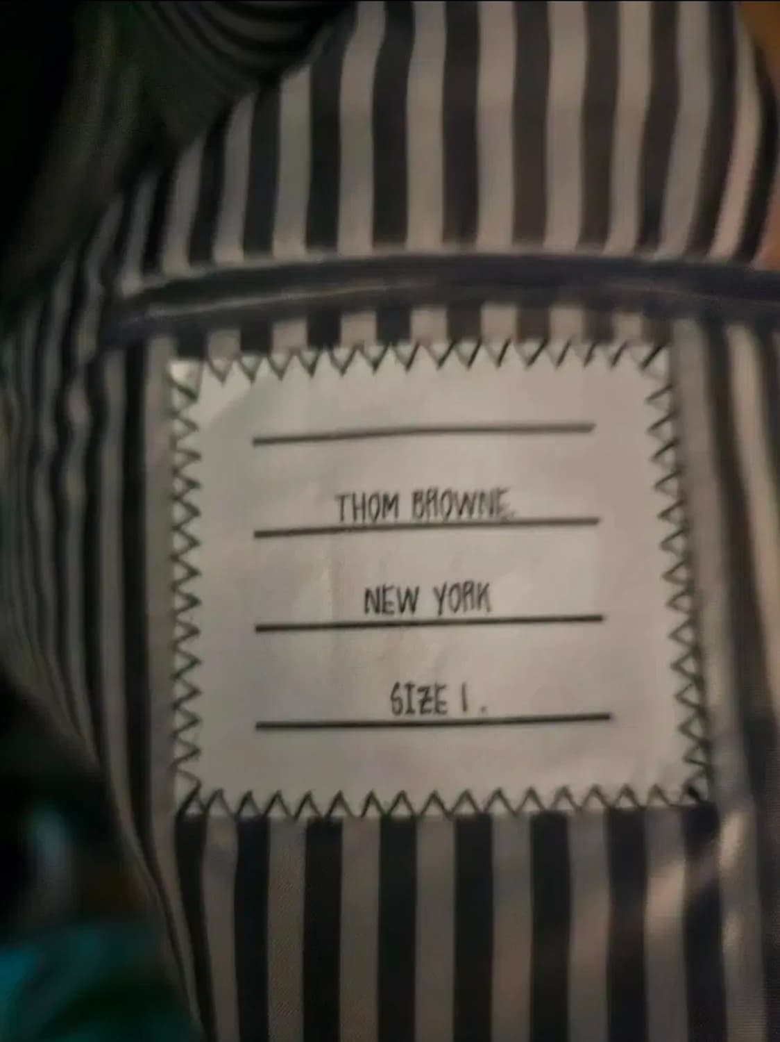 톰브라운 블레이져 배색 코트(100/정품) 상품이미지9