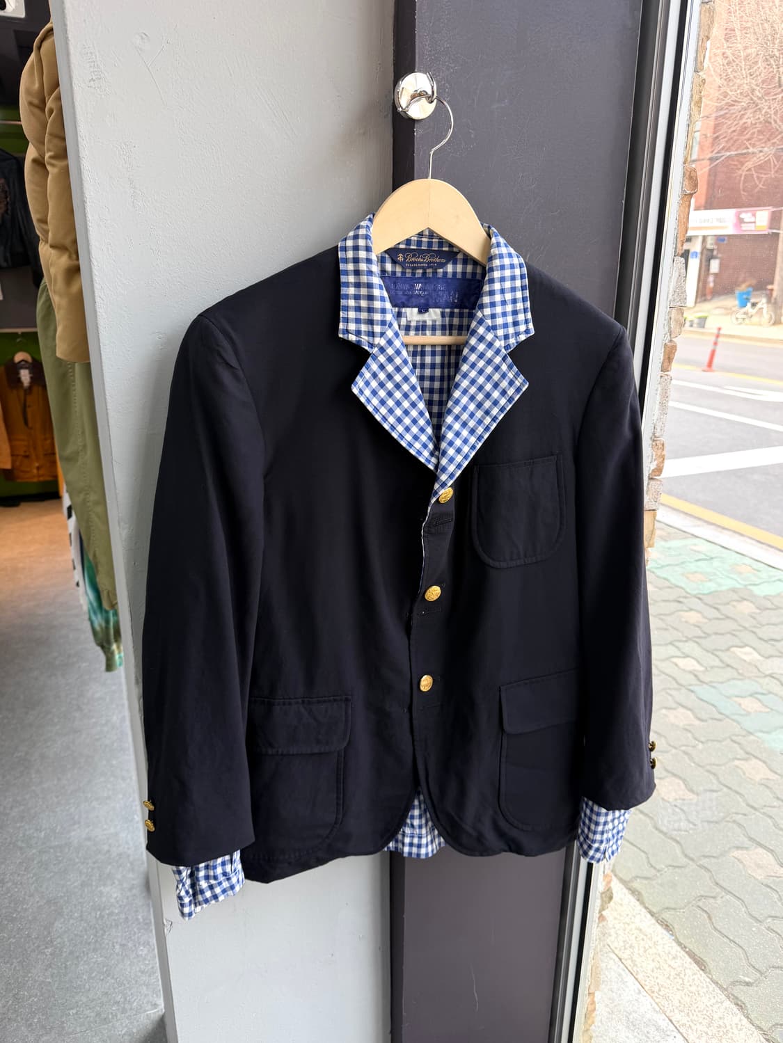 L/ 준야 와타나베 x 브룩스 브라더스 리버시블 블레이저 상품이미지3