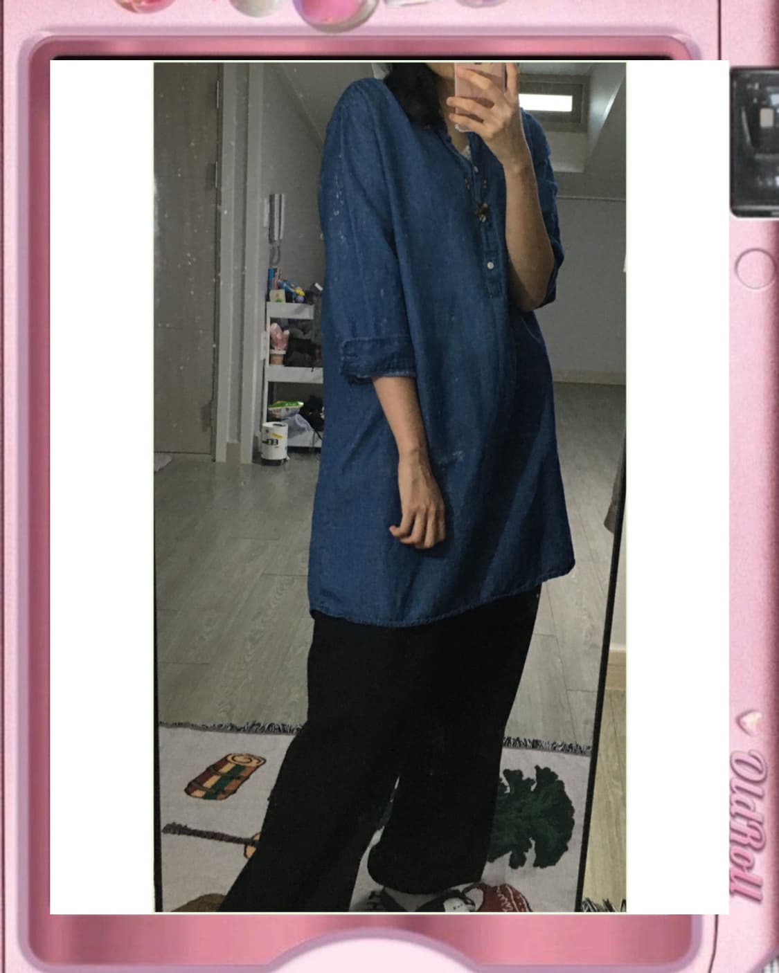 빈티지 워싱 데님 원피스 👗 상품이미지4