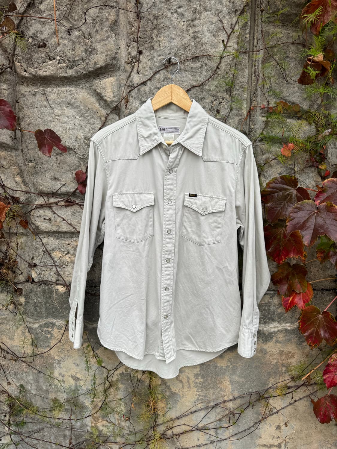 Lee 제팬 빈티지 웨스턴 셔츠 오트밀 M 상품이미지1