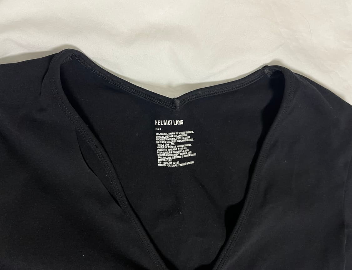 Helmet Lang V넥 슬릿 탑 상품이미지4