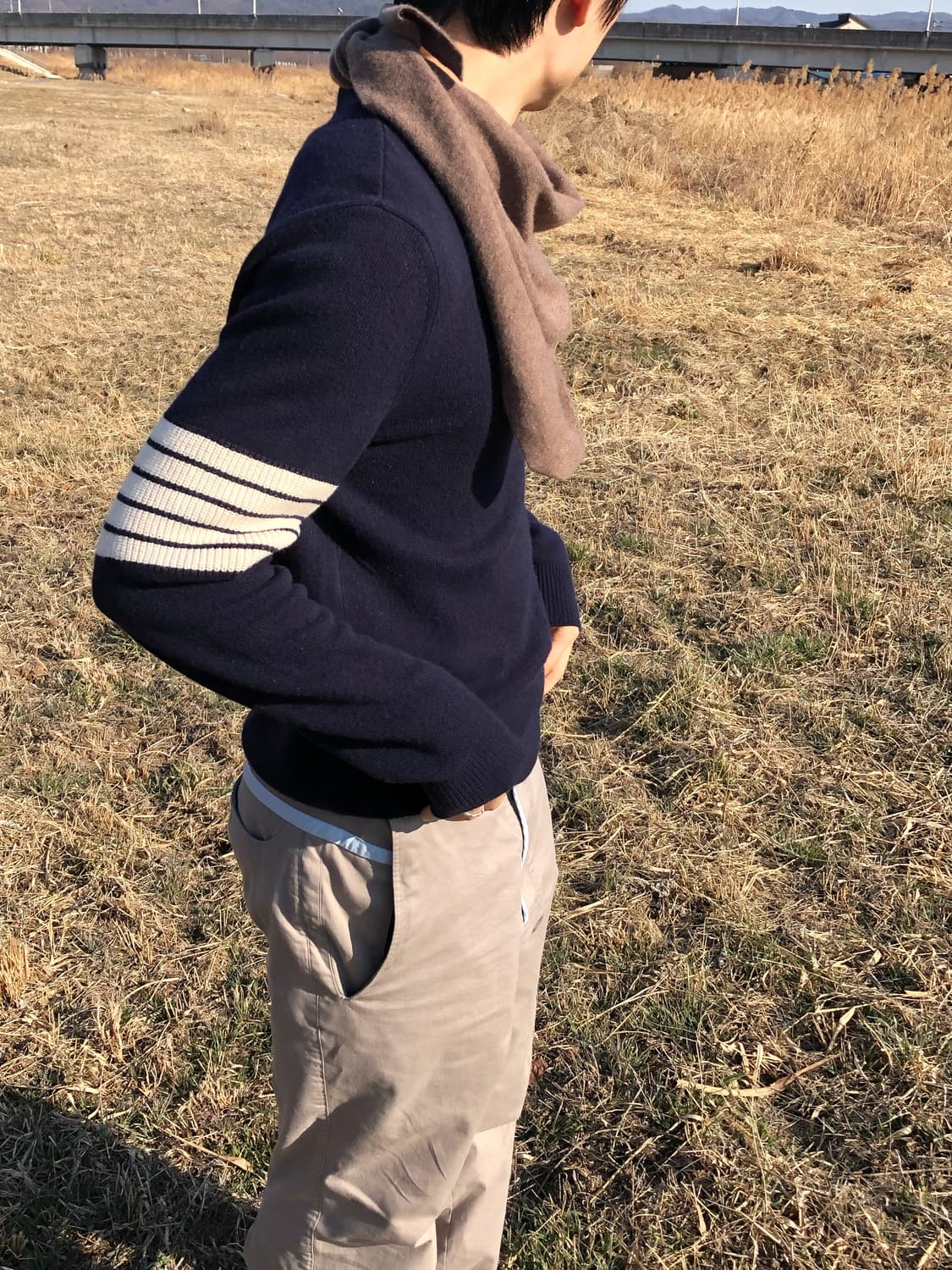 마르지엘라 네이비 스티치 니트 상품이미지3