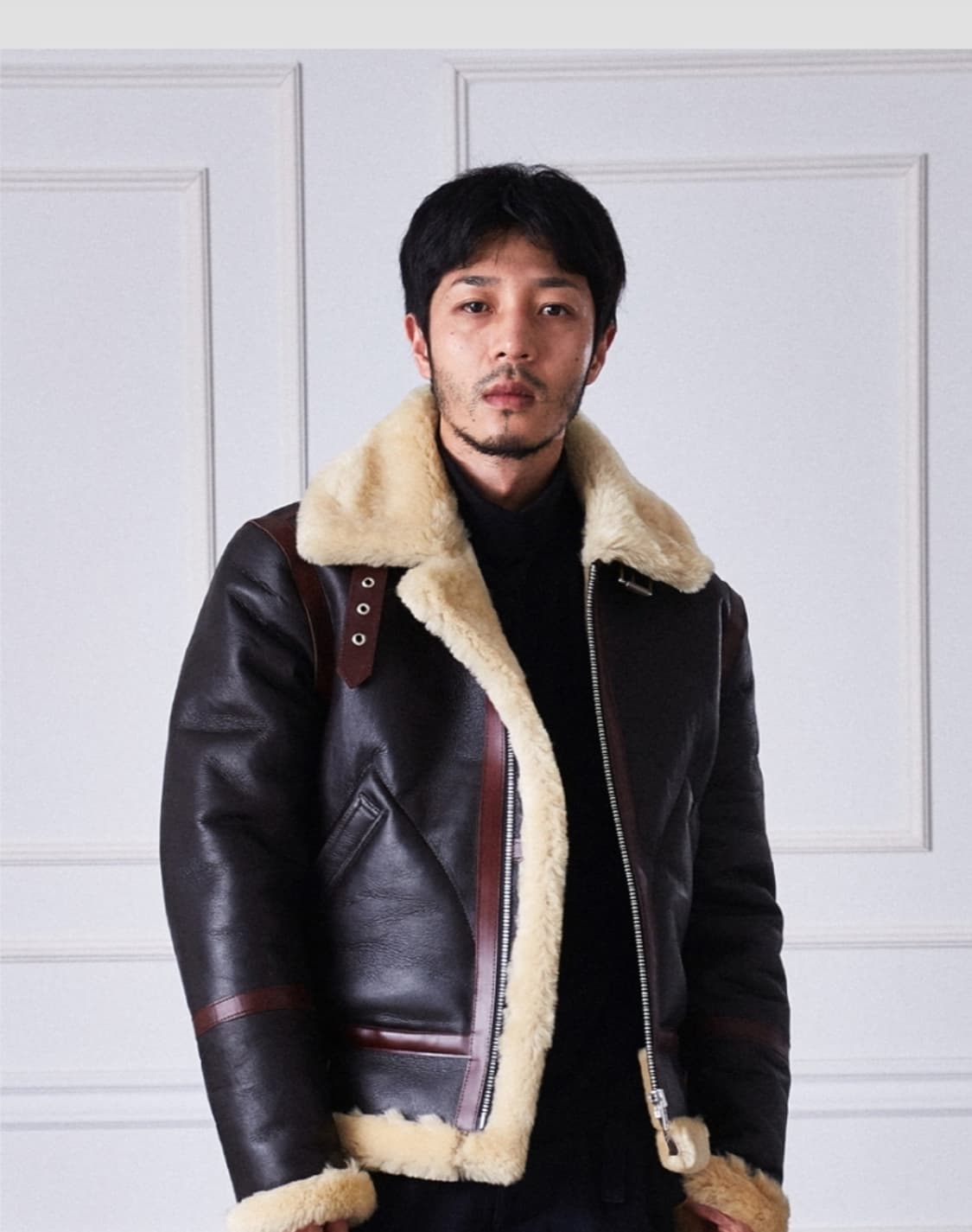 도프제이슨 램스킨 리얼 무스탕 M 상품이미지1