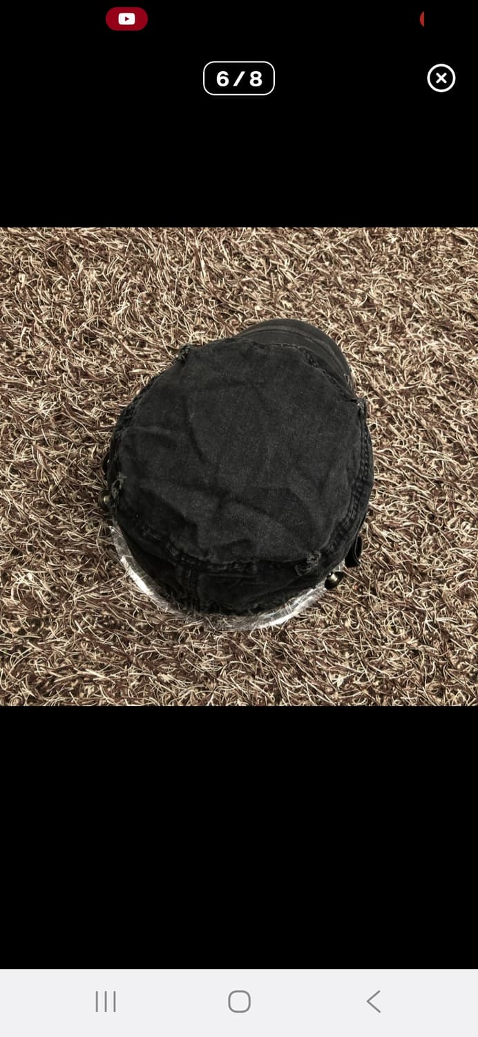 빈티지 그런지 스터드 군모 밀리터리 캡  상품이미지6