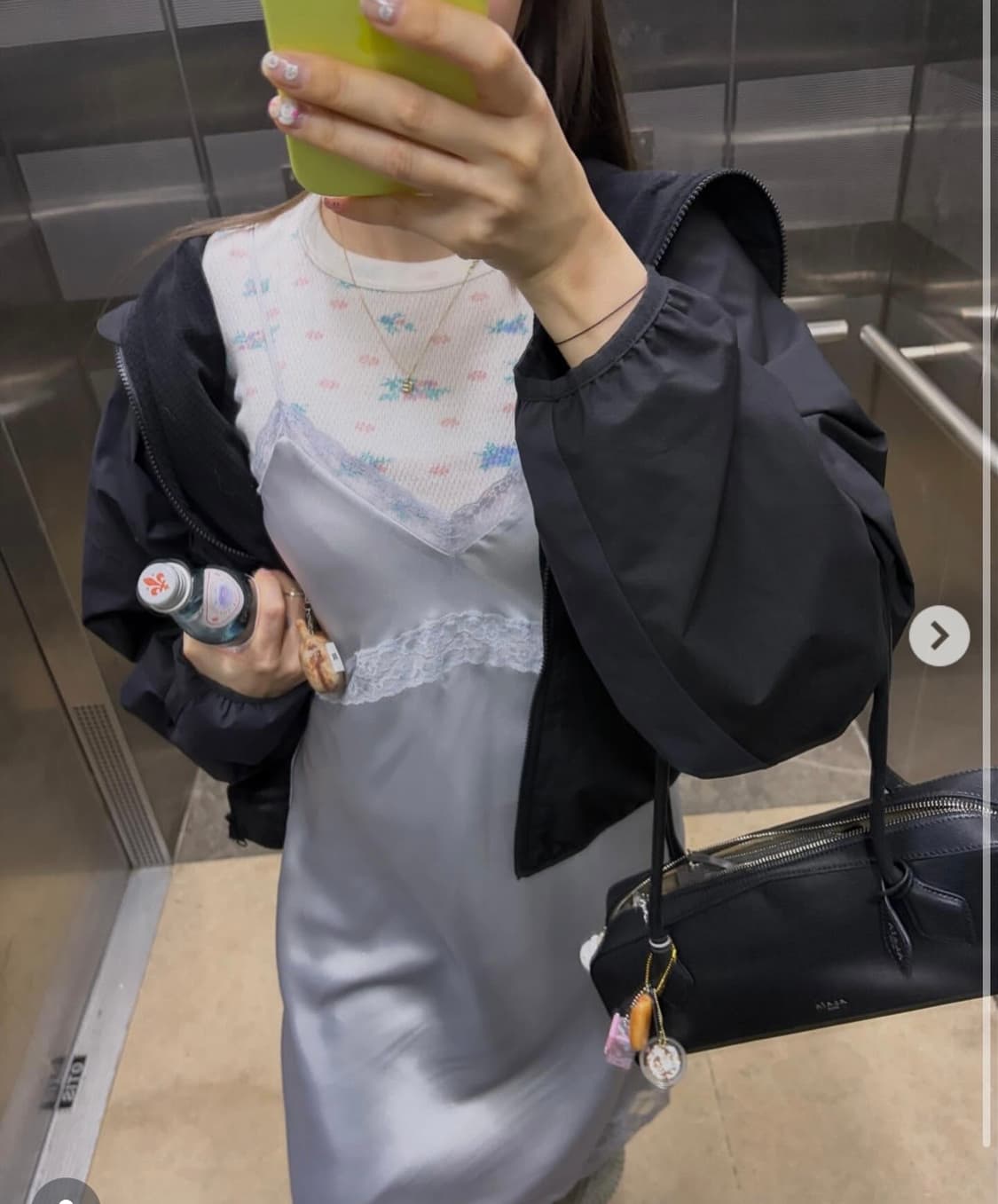 빈티지 써멀 플로럴 티셔츠 (오눅) 상품이미지1