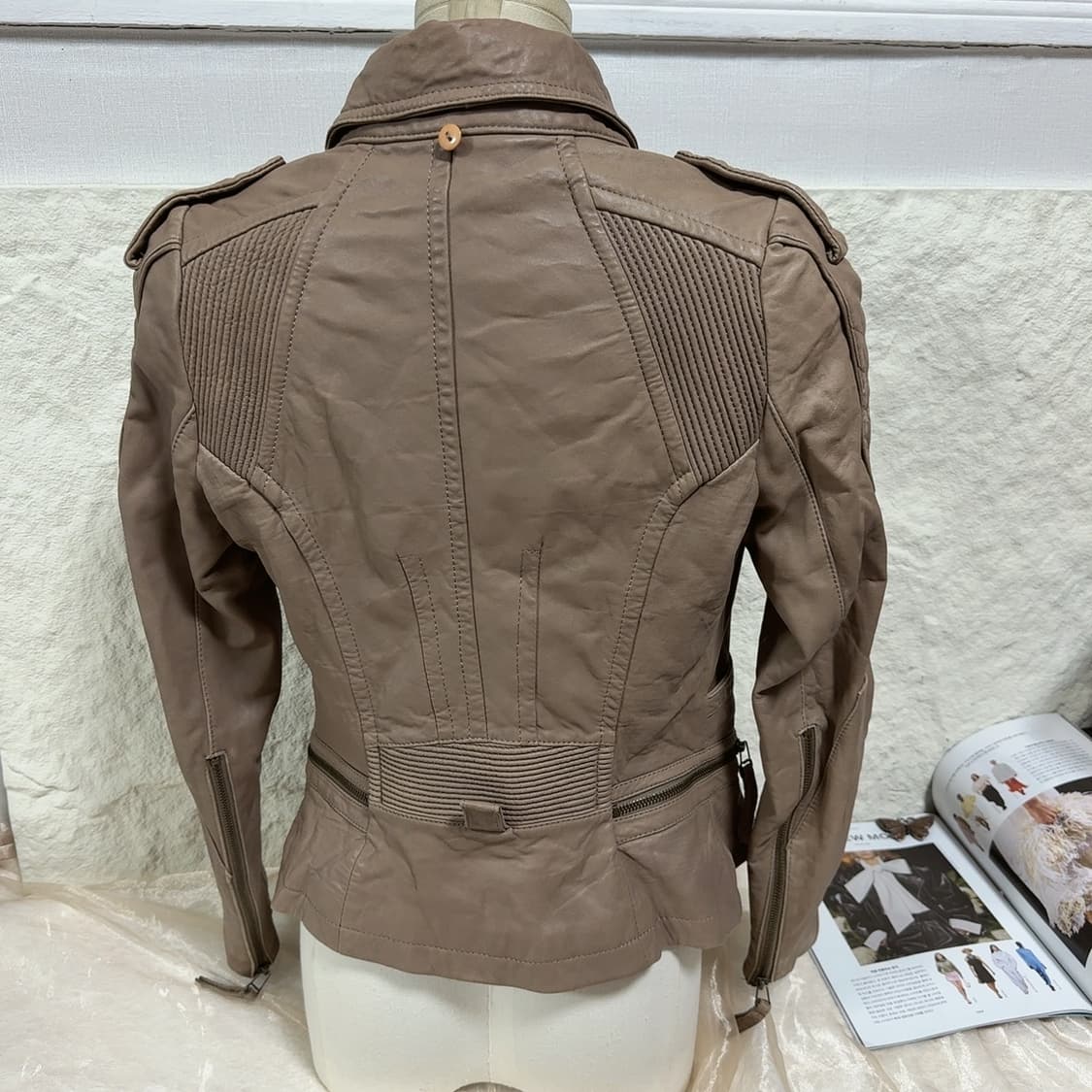빈티지 Mind bridge 라이더 양가죽자켓 상품이미지6