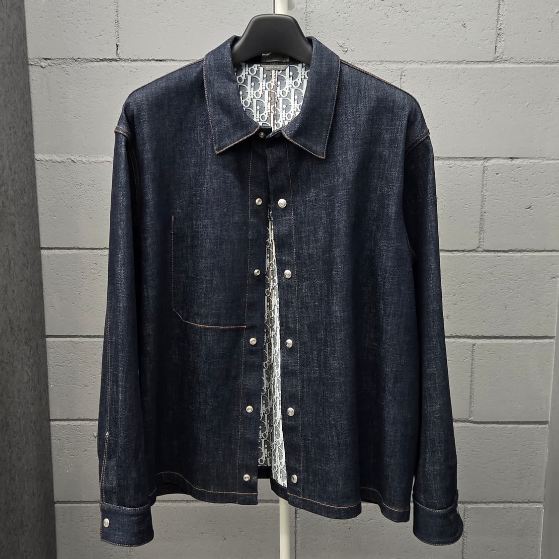 디올 오블리크 청 데님 셔츠 자켓 54 상품이미지2