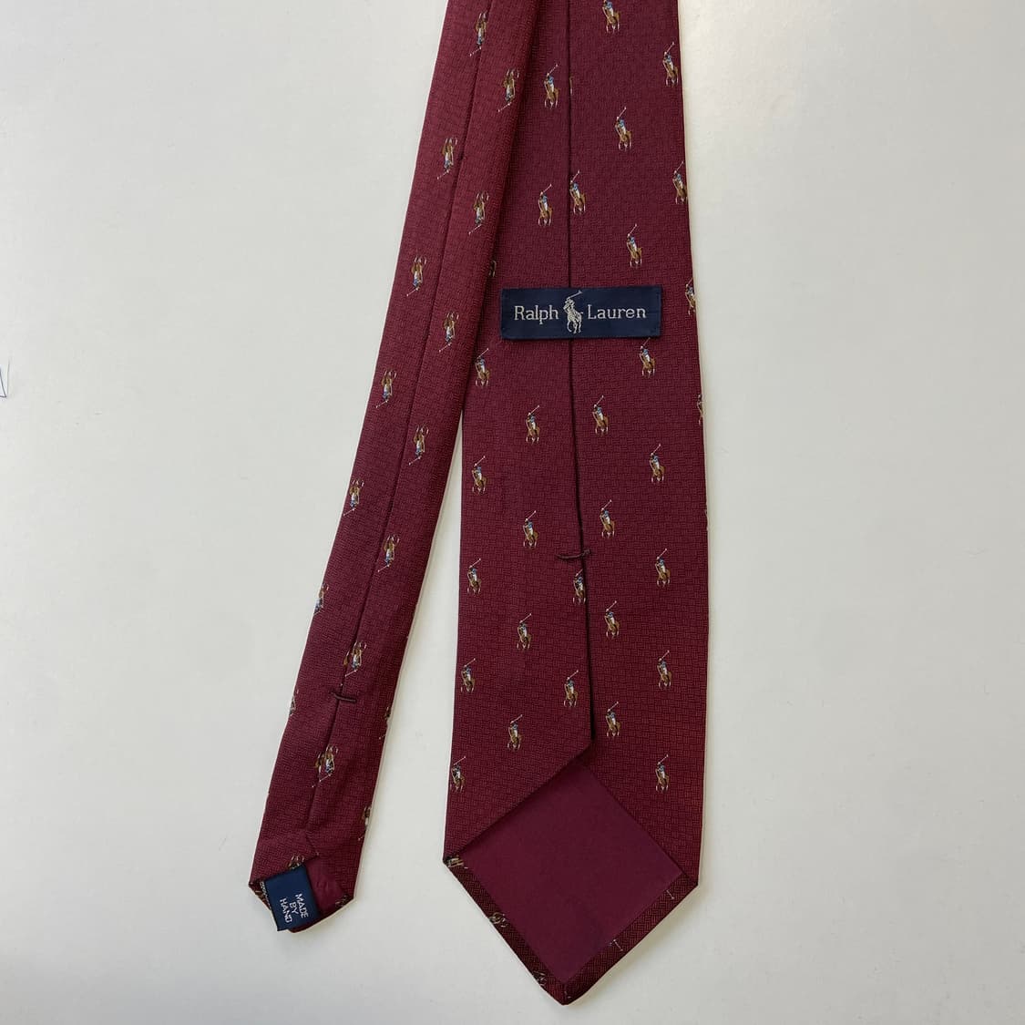 폴로 랄프로렌(POLO) 모노그램 명품 정품 넥타이 상품이미지2