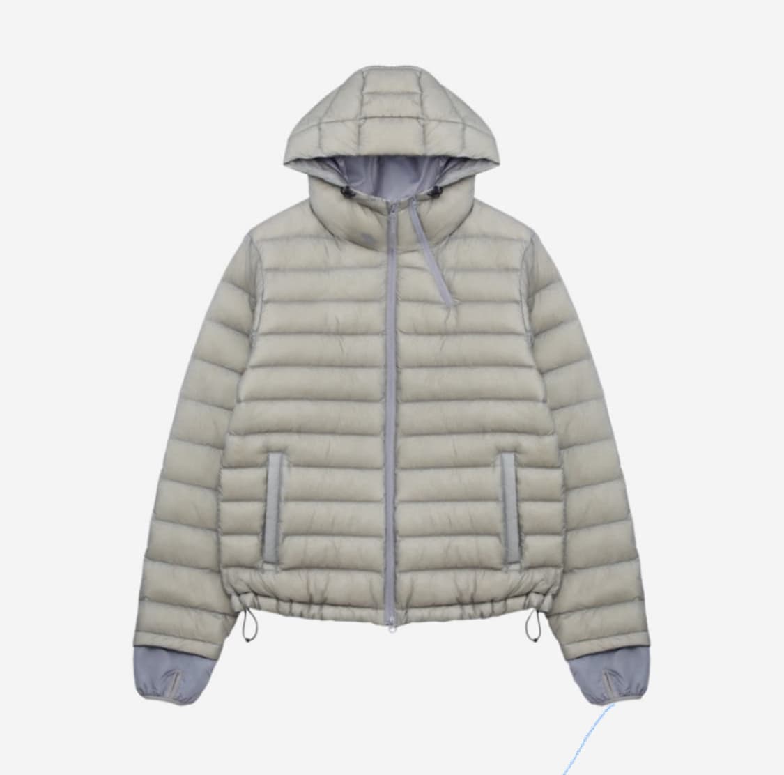 산산기어 서픽스 푸퍼 자켓 그레이 24fw 상품이미지1